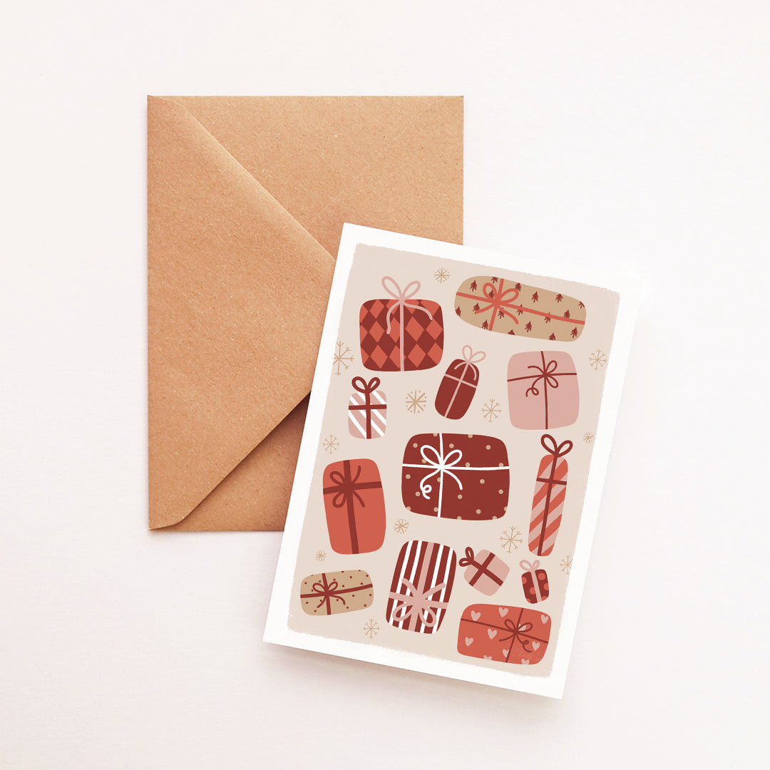 Carte Pêle-mêle de cadeaux