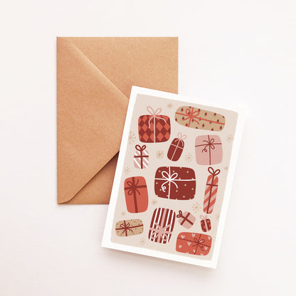 Carte Pêle-mêle de cadeaux
