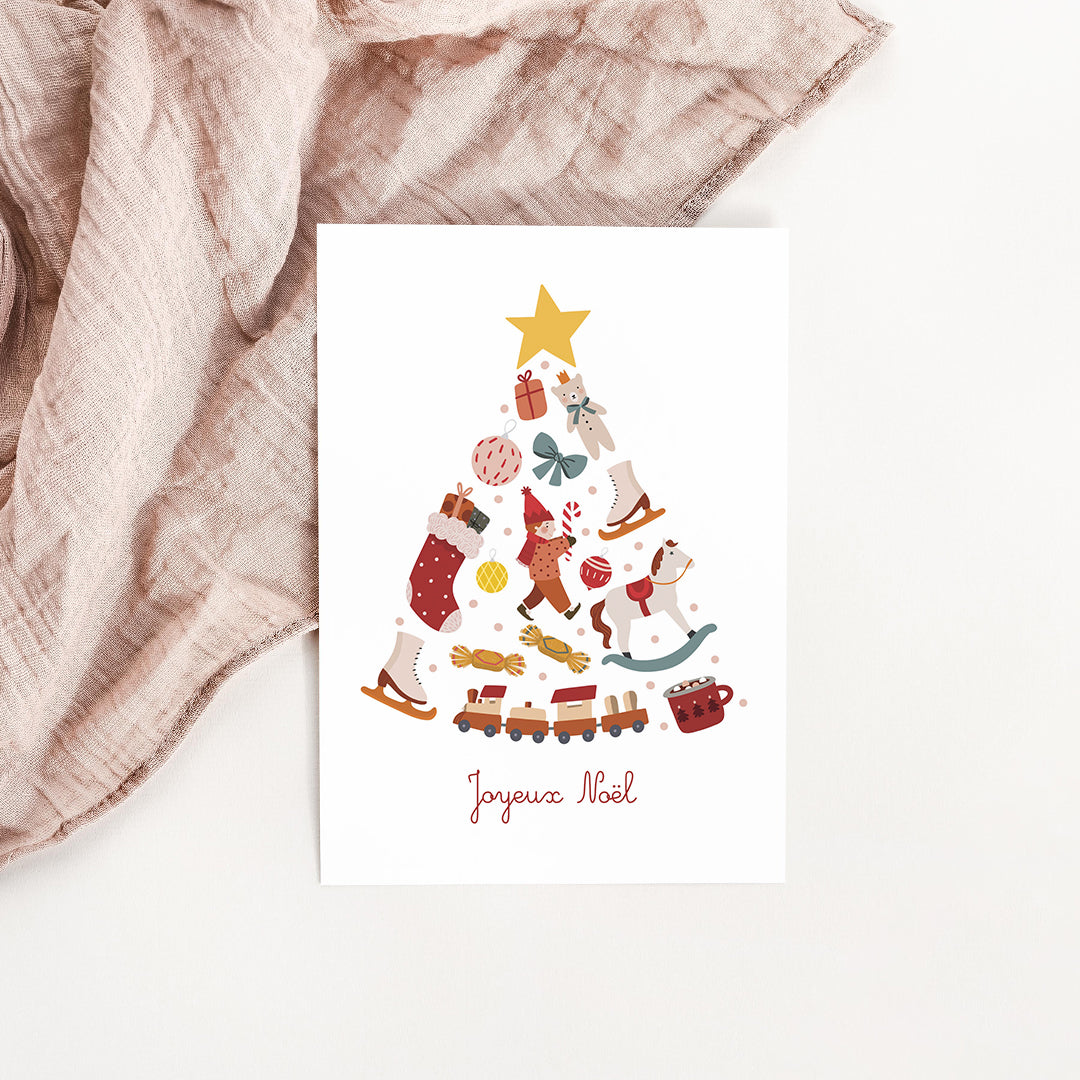 Carte Sapin de Noël