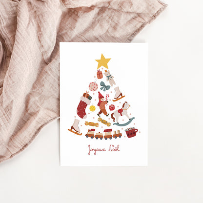 Carte Sapin de Noël