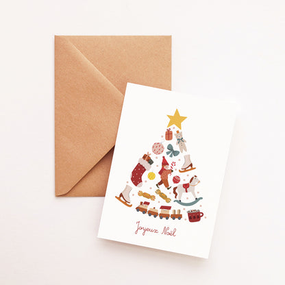 Carte Sapin de Noël