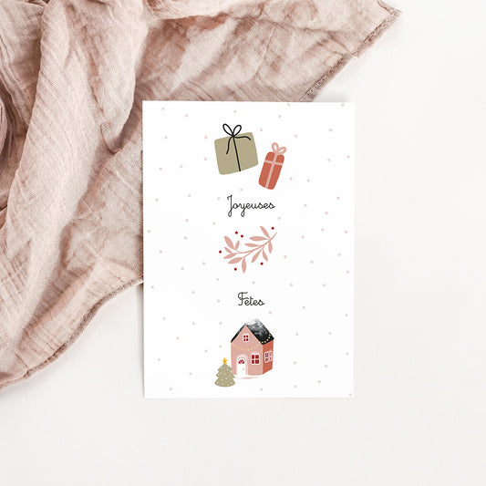 Carte Joyeuses fêtes
