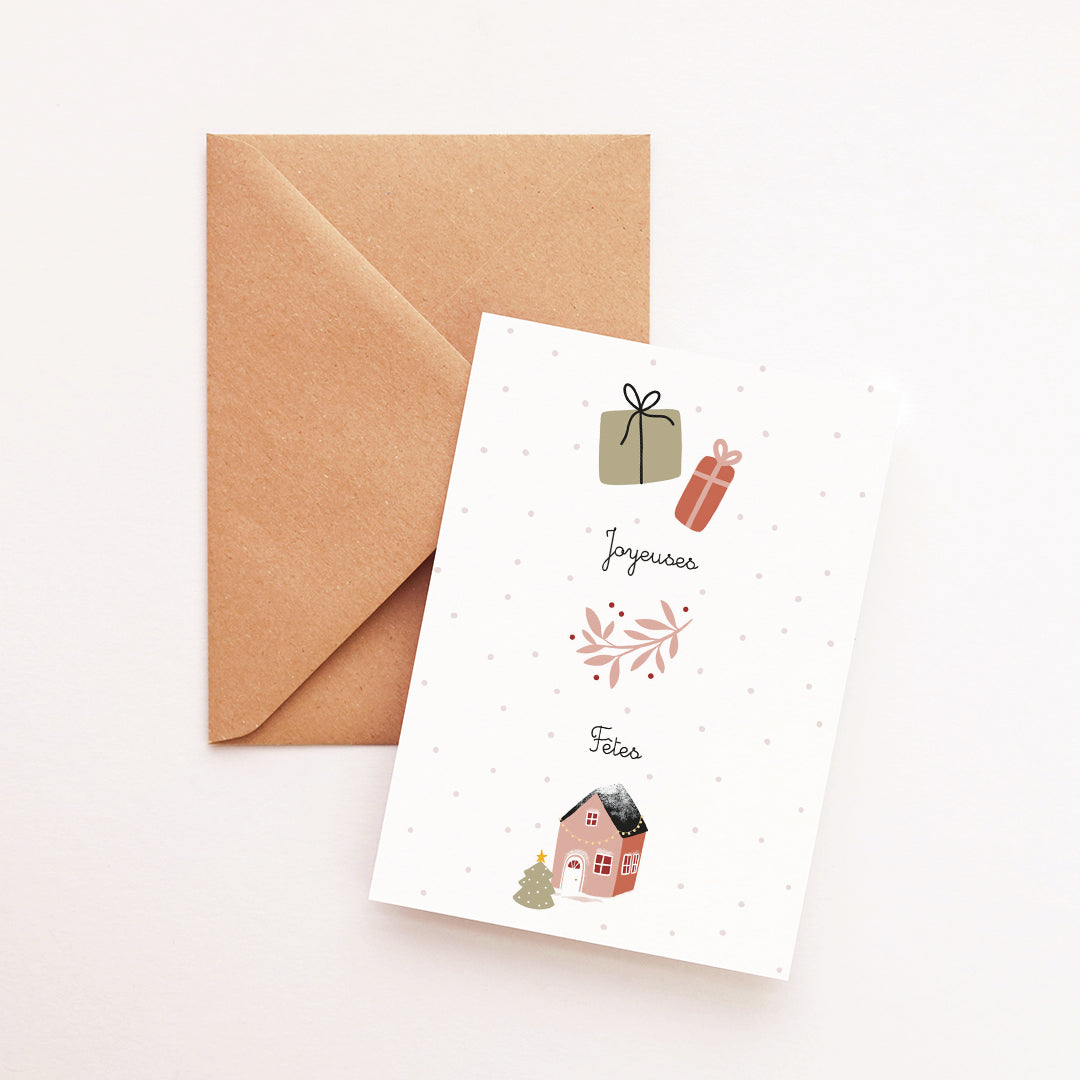 Carte Joyeuses fêtes