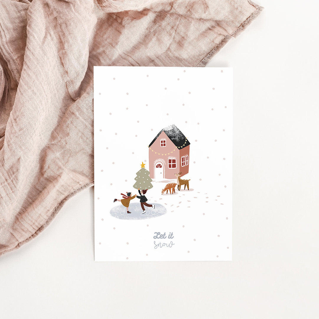 Carte Let it snow