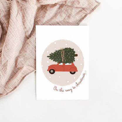 Carte On the way to Christmas