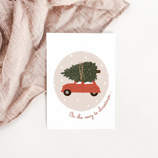 Carte On the way to Christmas
