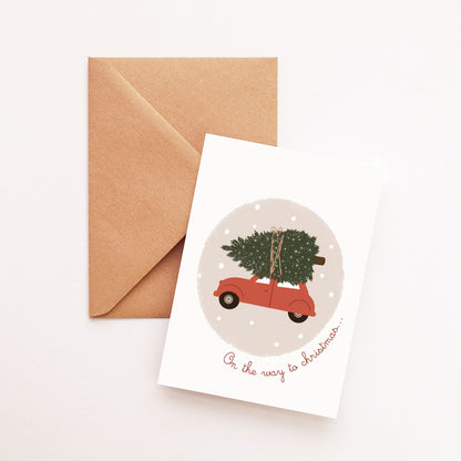 Carte On the way to Christmas