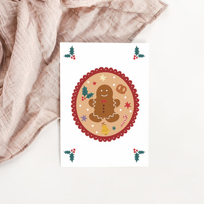 Carte Biscuit de Noël