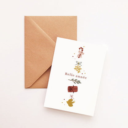 Carte Belle année