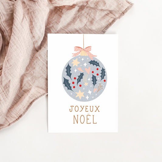 Carte Ma décoration Joyeux Noël