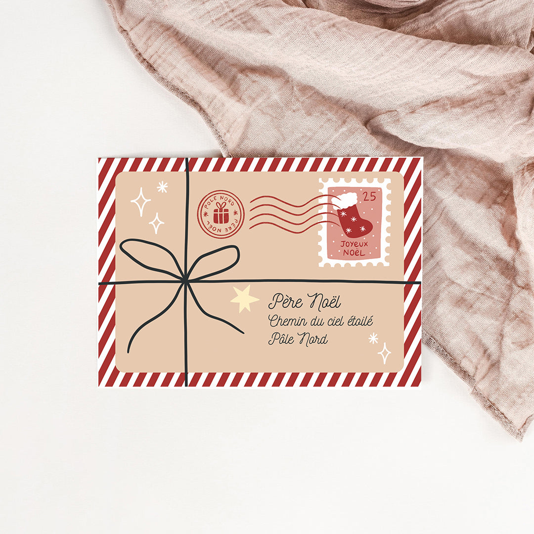 Carte Lettre au Père Noël