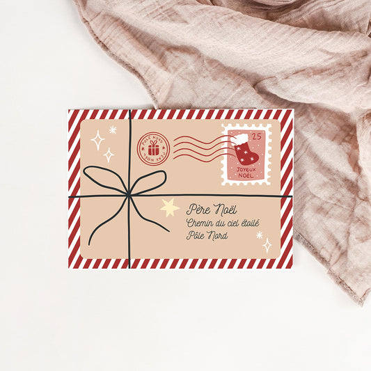 Carte Lettre au Père Noël