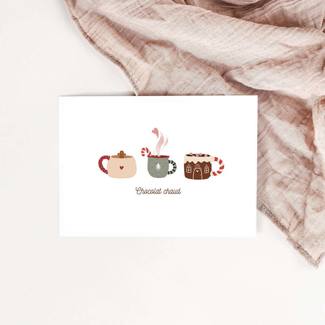 Carte Les tasses d'hiver