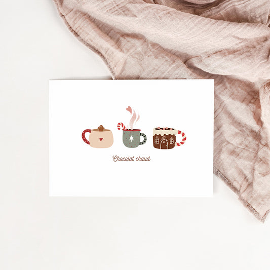Carte Les tasses d'hiver