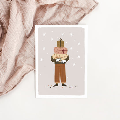 Carte Livraison de cadeaux - Garçon