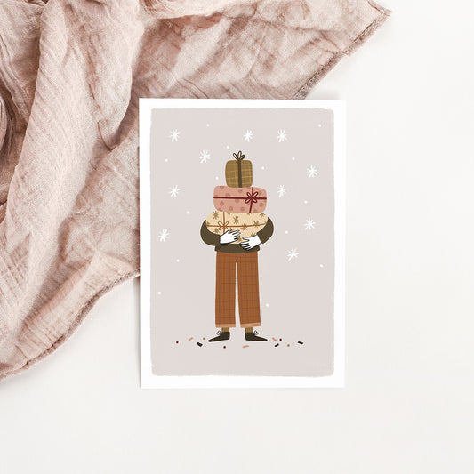Carte Livraison de cadeaux - Garçon