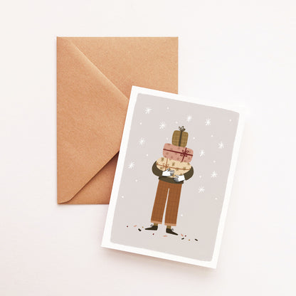 Carte Livraison de cadeaux - Garçon