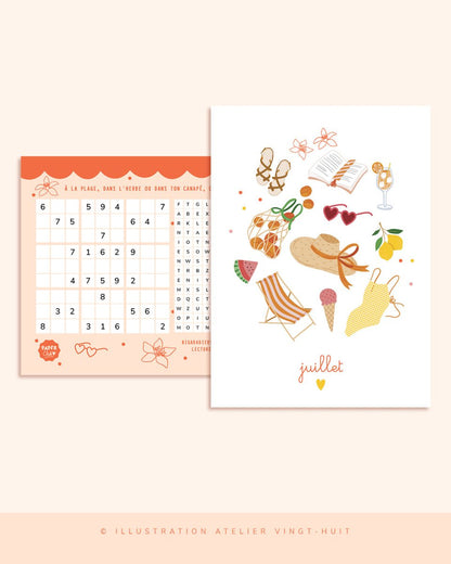 Paper Club : Juillet - Atelier Vingt Huit