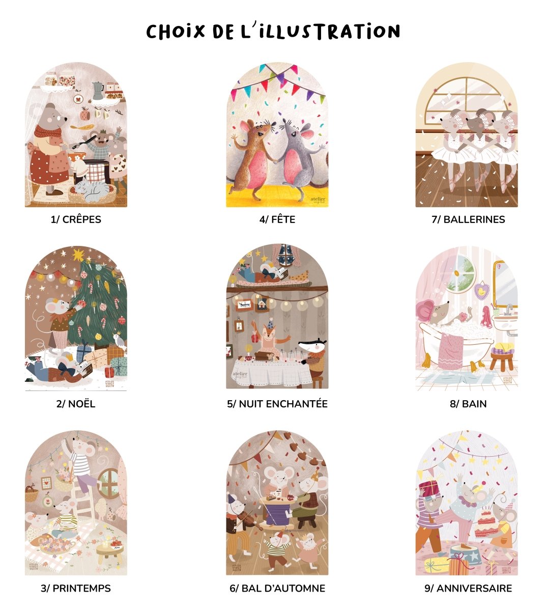 Petite Porte de souris / Fairy Door - Kaki - Atelier Vingt Huit