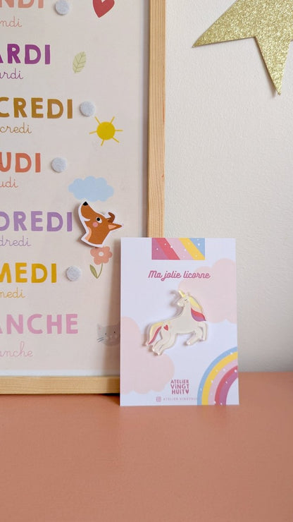 Pin's Roller Girl - Atelier Vingt Huit