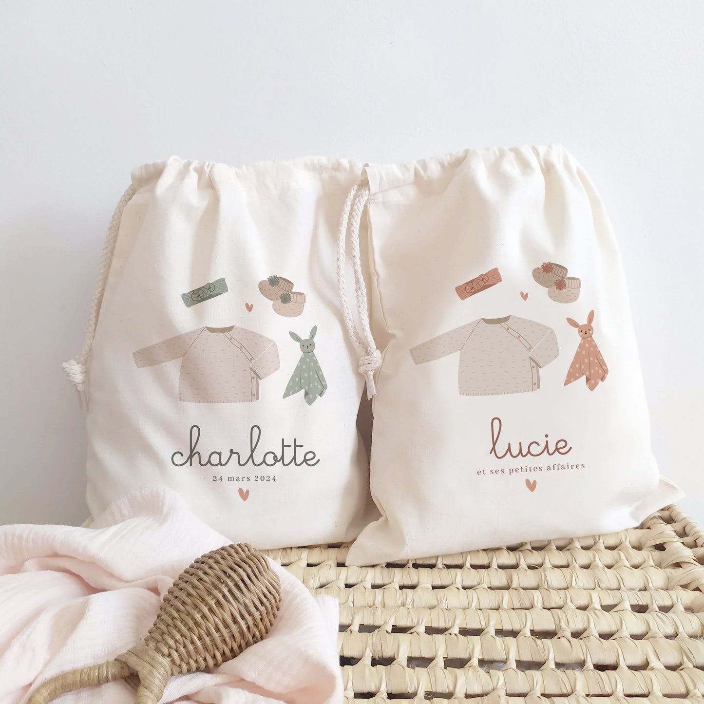 Pochon de Naissance - La tenue de bébé