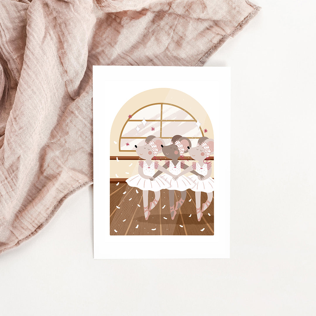 Illustration Petite Porte Magique / Fairy Door / Ballerines