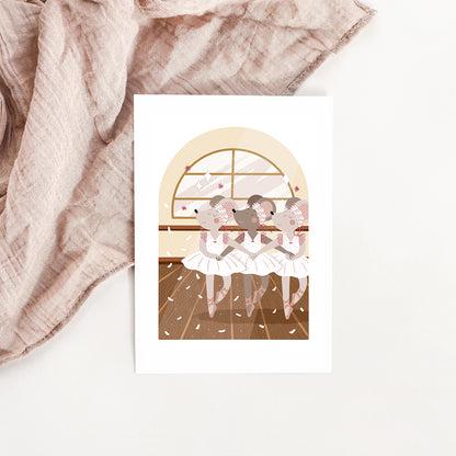 Illustration Petite Porte Magique / Fairy Door / Ballerines