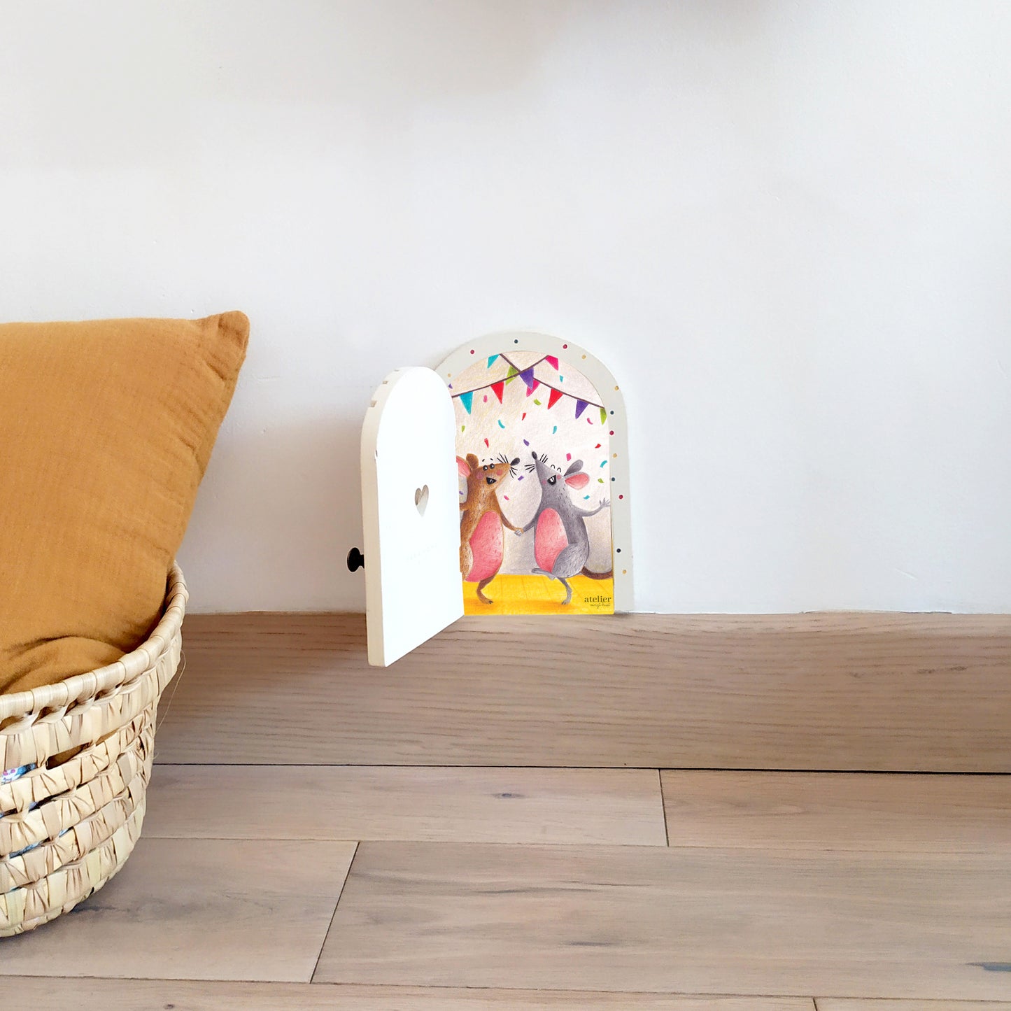 Illustration Petite Porte Magique / Fairy Door / Fête