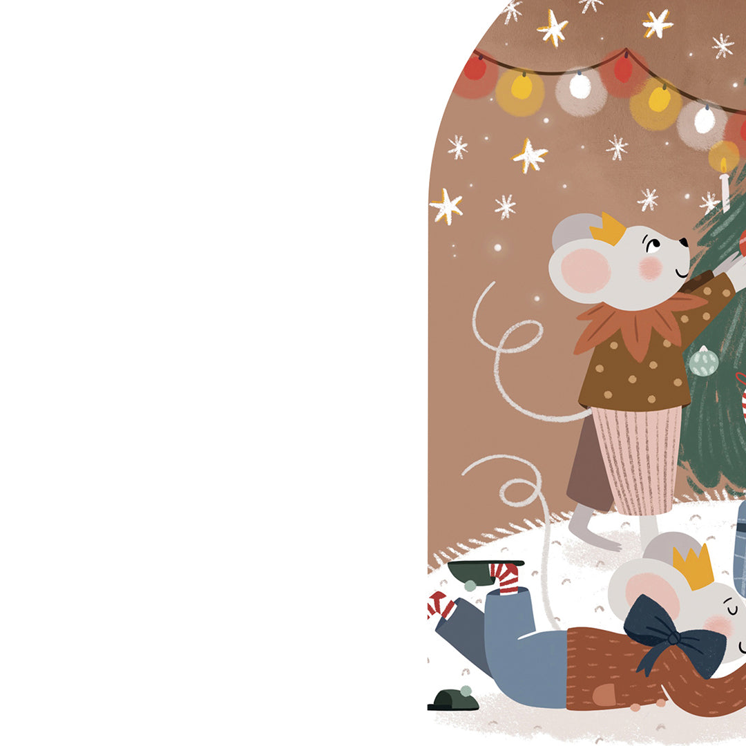Illustration Petite Porte Magique / Fairy Door / Noël féerique