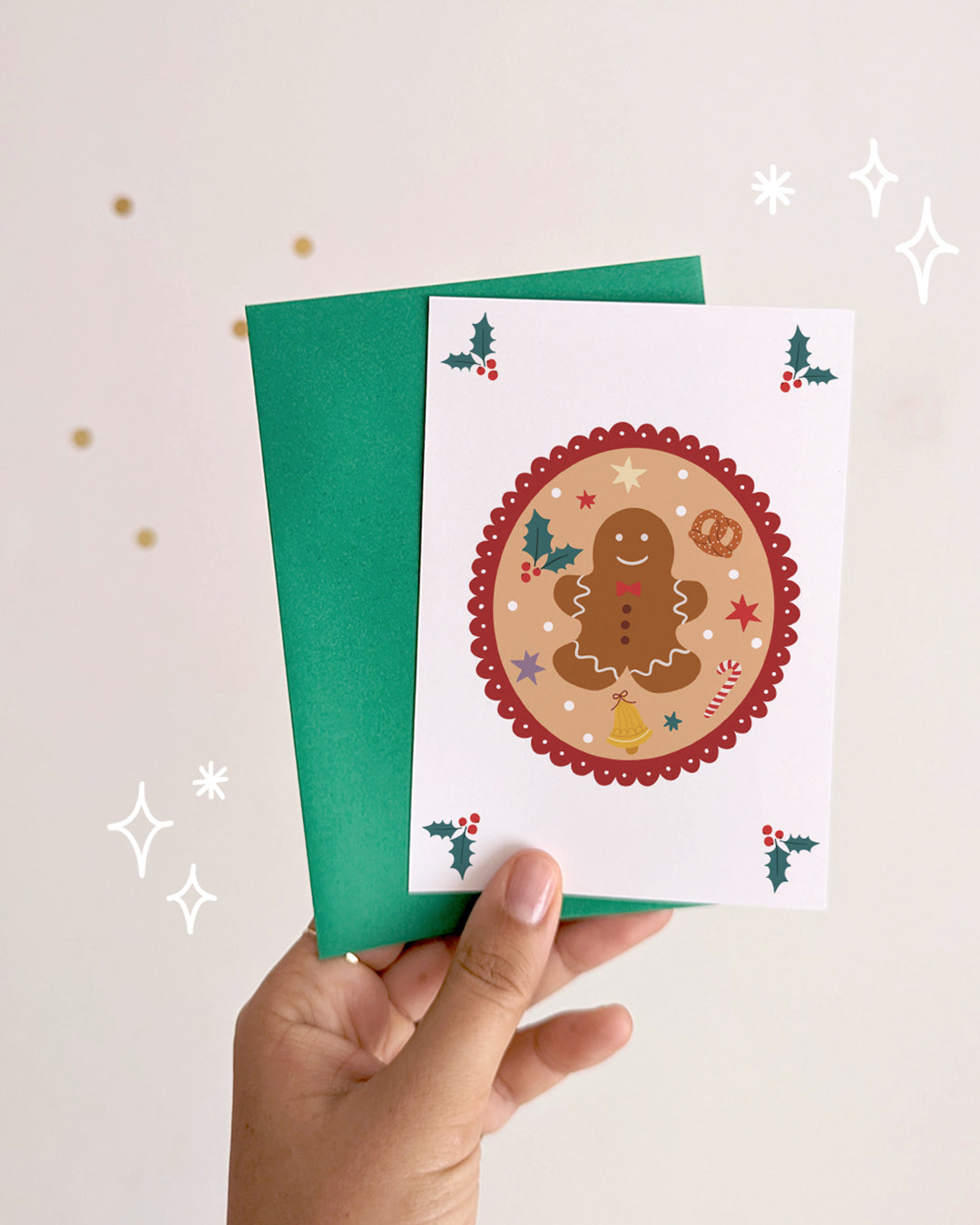 Carte Biscuit de Noël