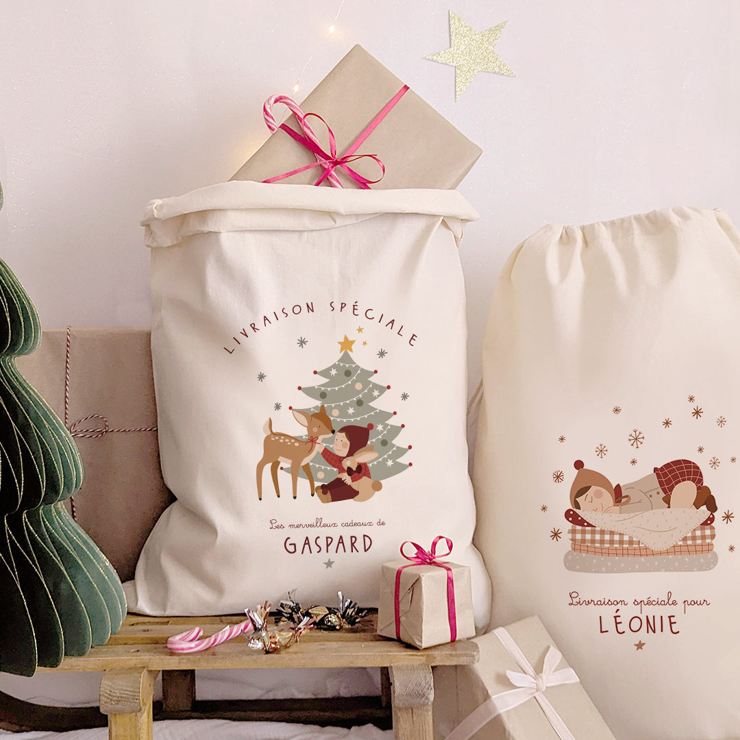 Hotte Bébé Renne de Noël