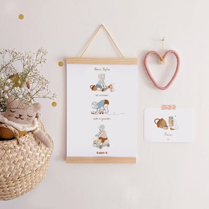 Affiche Merci Nounou / Crèche