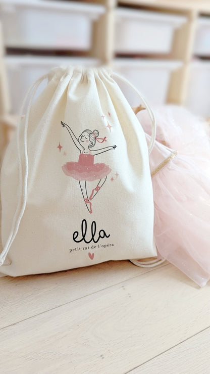 Sac/Pochon Danseuse étoile - Atelier Vingt Huit