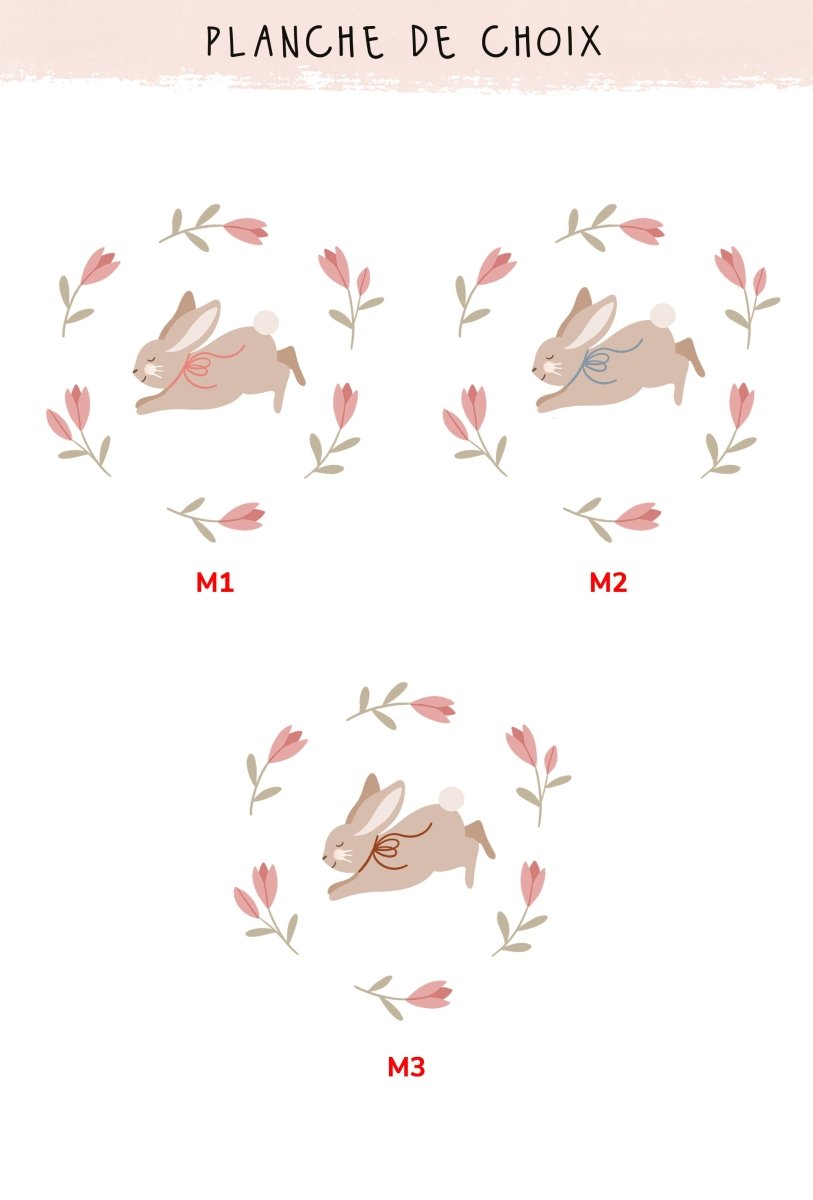 Sac/Pochon Mon petit lapin - Atelier Vingt Huit