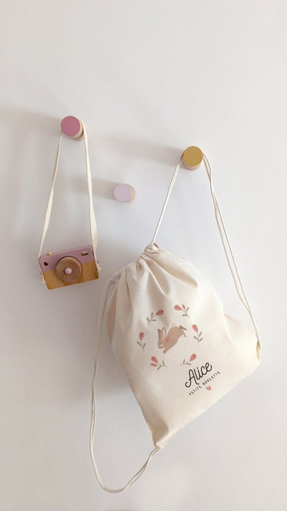 Sac/Pochon Mon petit lapin - Atelier Vingt Huit
