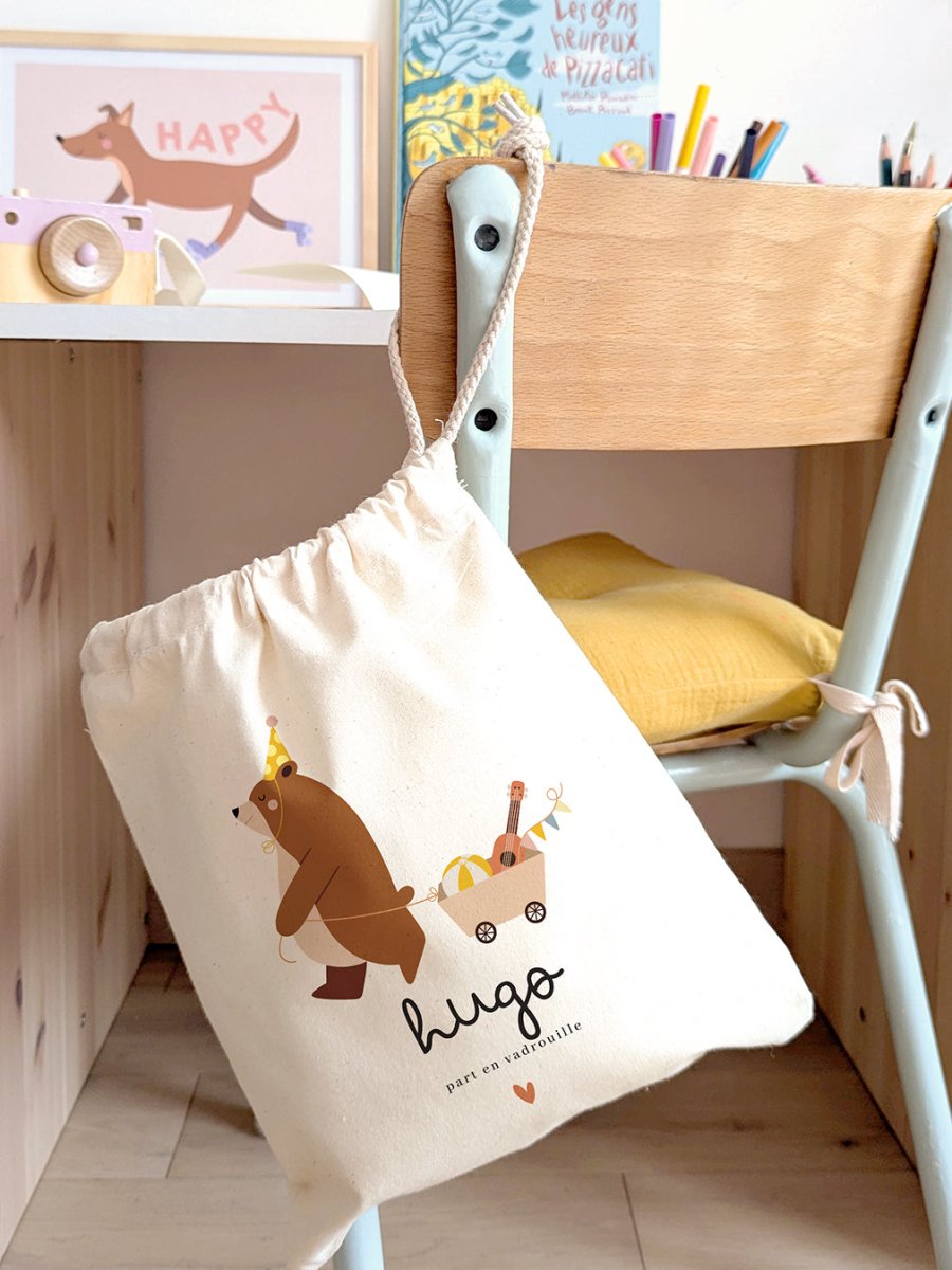 Sac/Pochon Ours - Atelier Vingt Huit