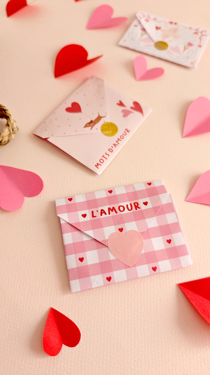 DIY - Enveloppes mots d'amour
