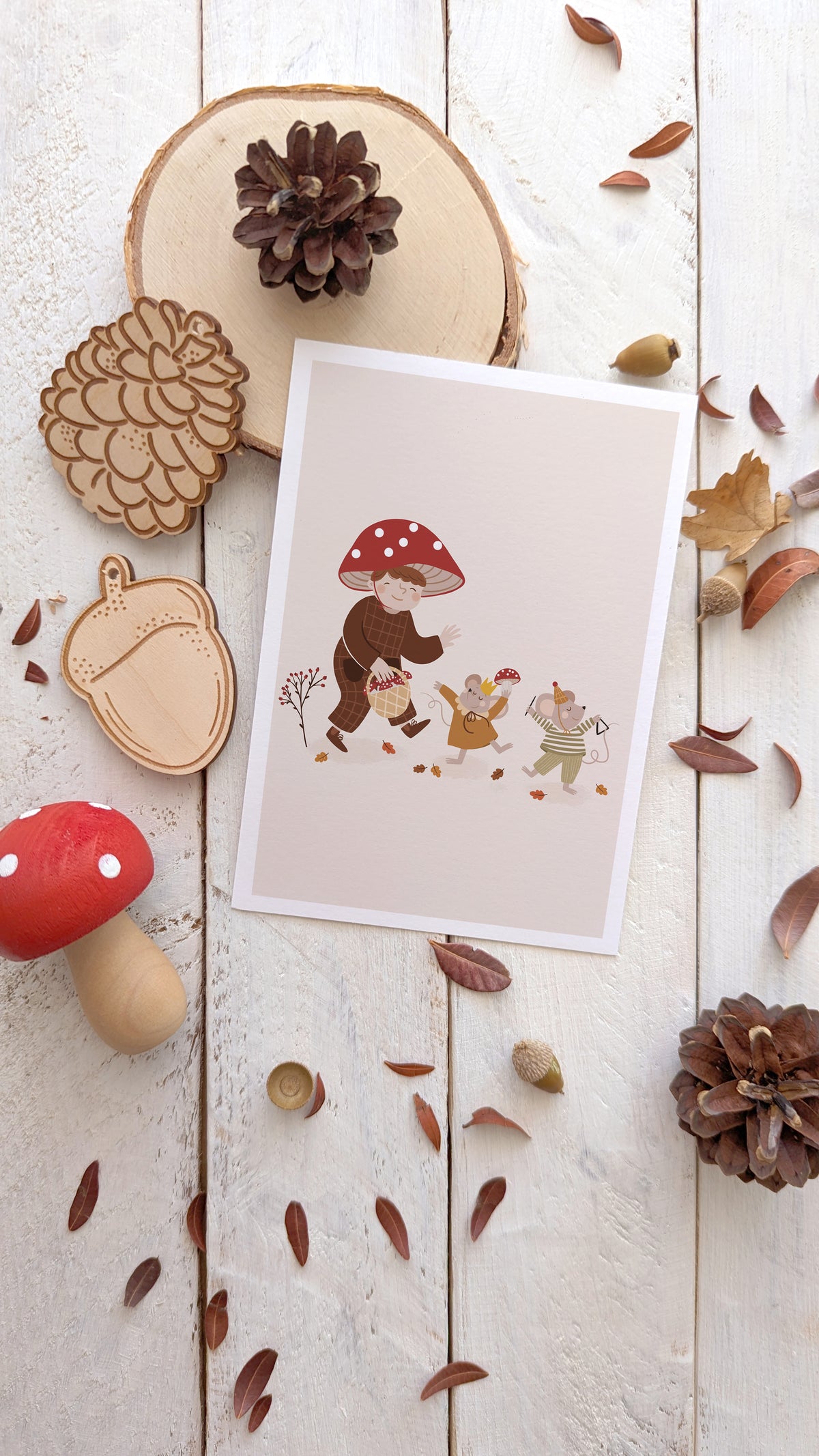 Carte Fête d'automne