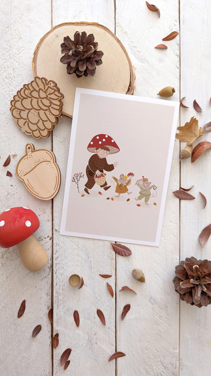 Carte Fête d'automne