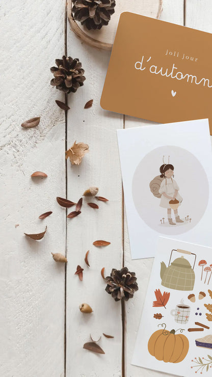 Carte Joli jour d'automne