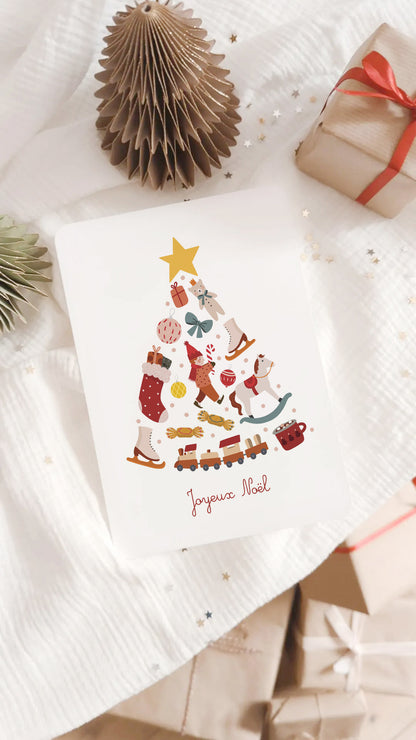 Carte Sapin de Noël