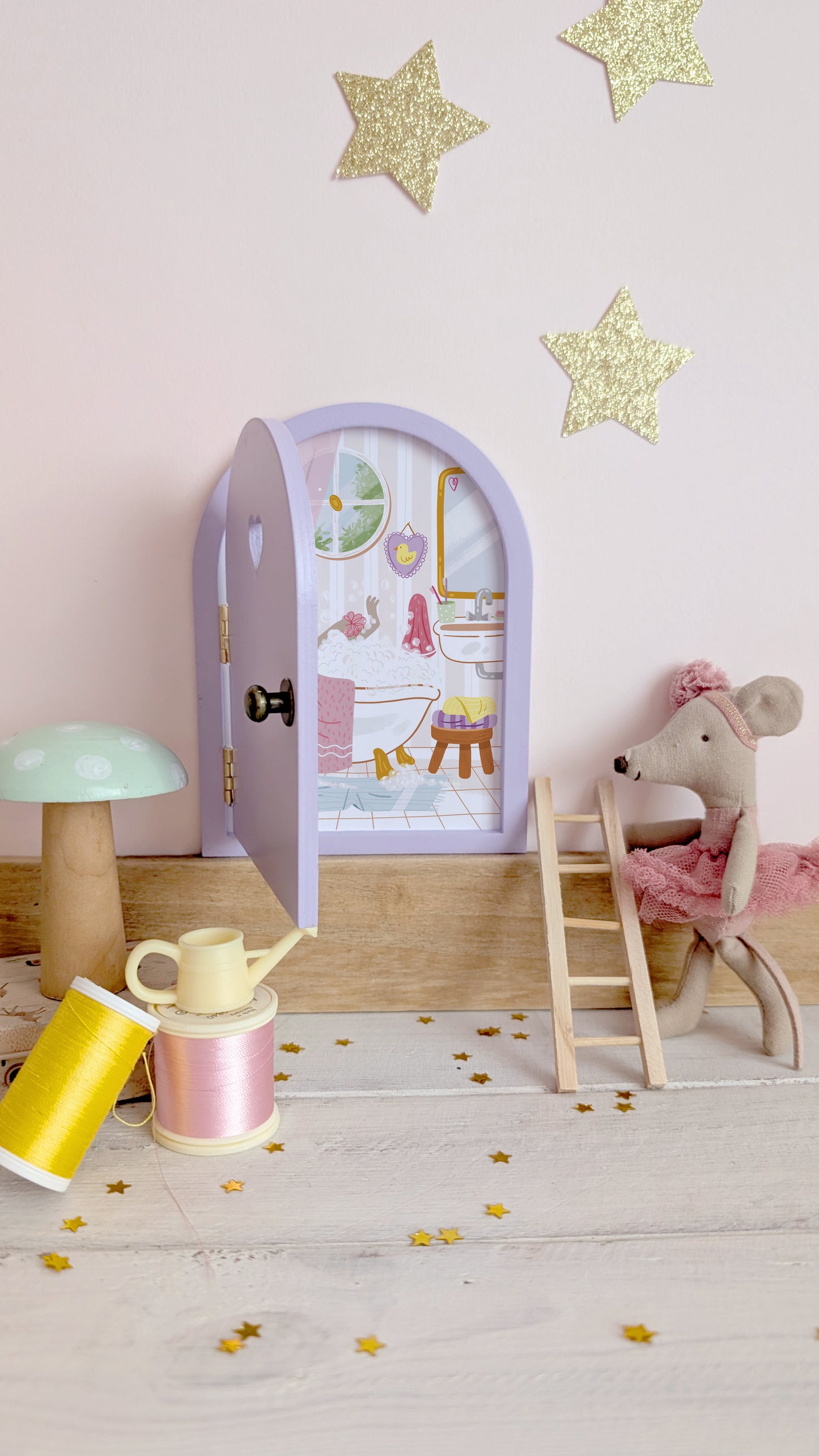 Petite Porte de souris / Fairy Door - Lilas