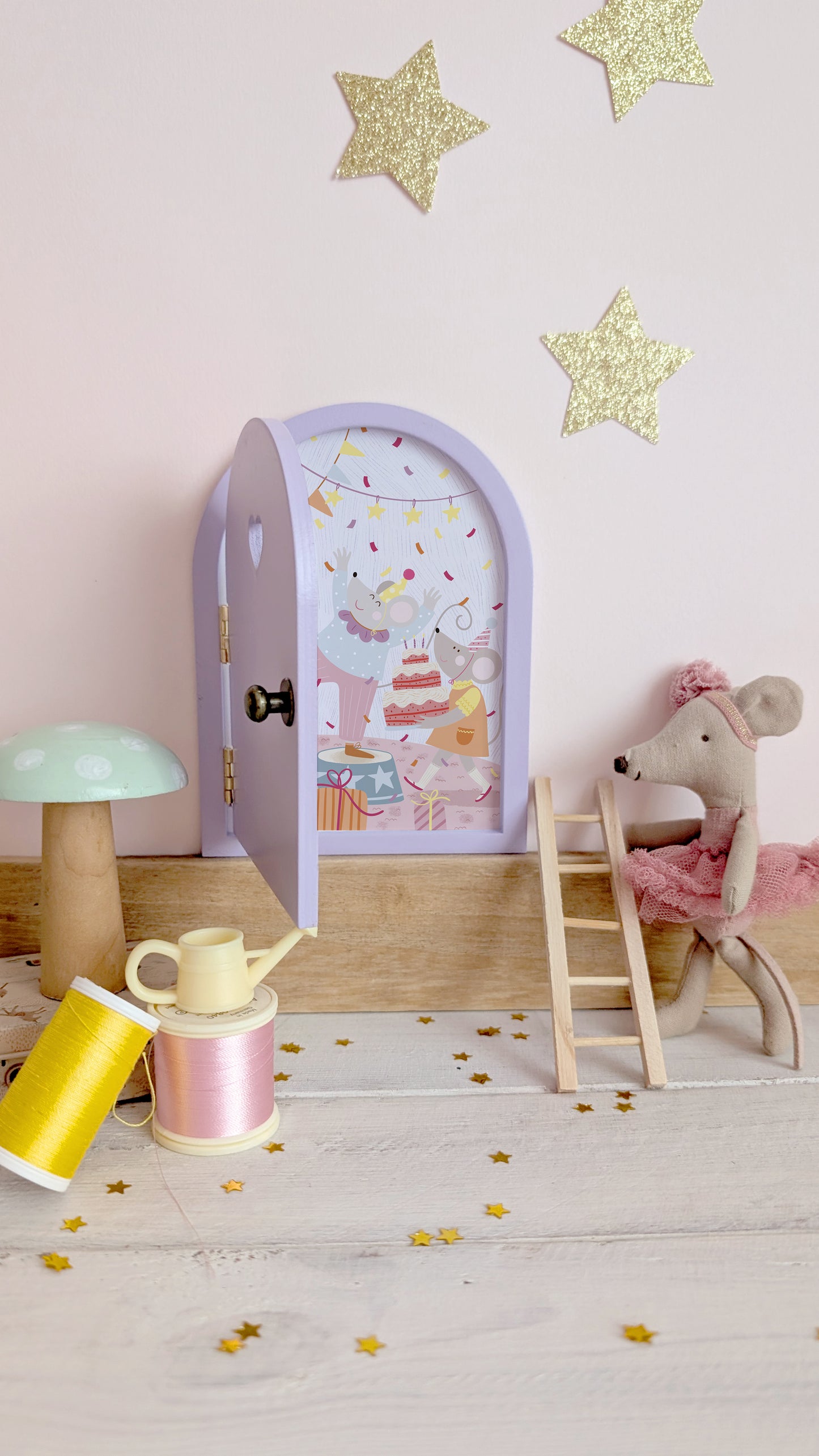 Petite Porte de souris / Fairy Door - Lilas