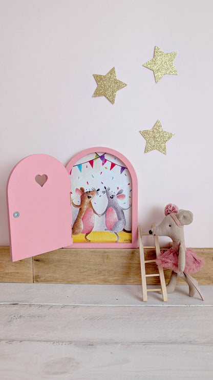 Petite Porte de souris / Fairy Door - Rose