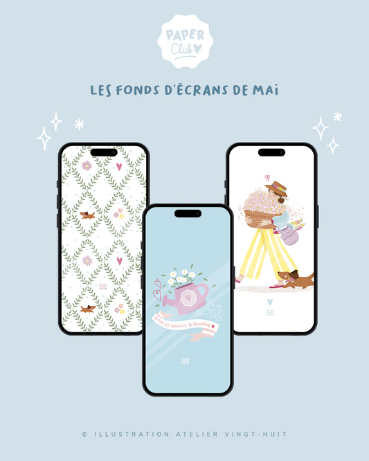 Pack fonds d'écrans - Mai